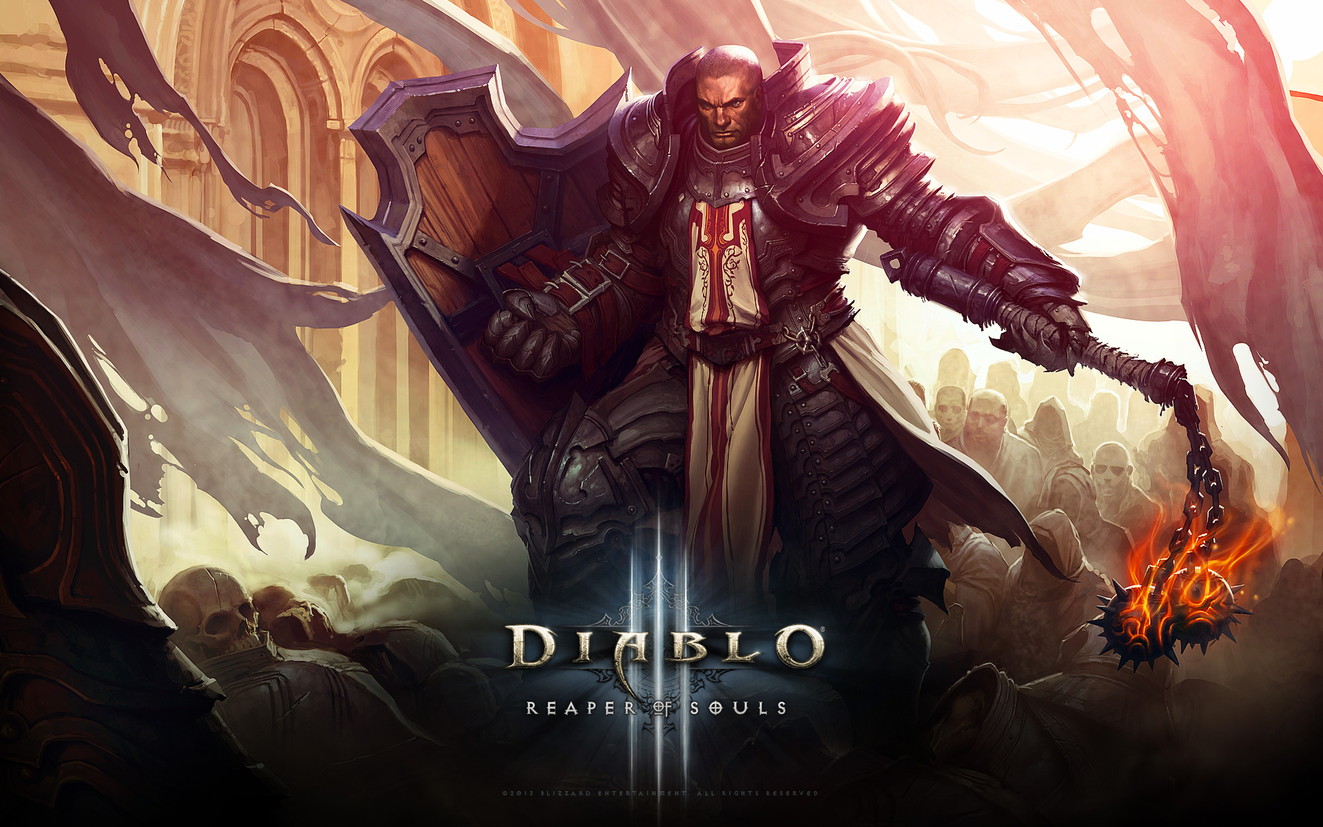 Diablo 3 Crusader Wallpaper Blizzard
