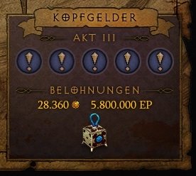 Kopfgeldbelohnung
